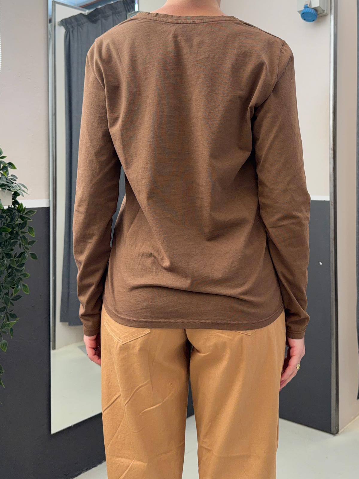 basic manica lunga UAB0055MARRONE VICOLO