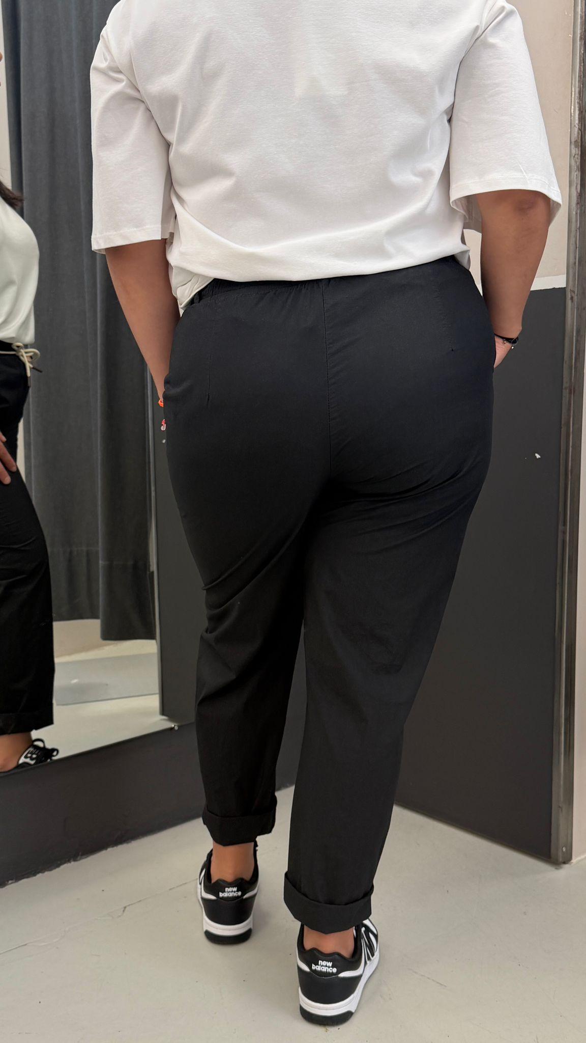 con elastico in vita P26RU210NERO DEJAVU