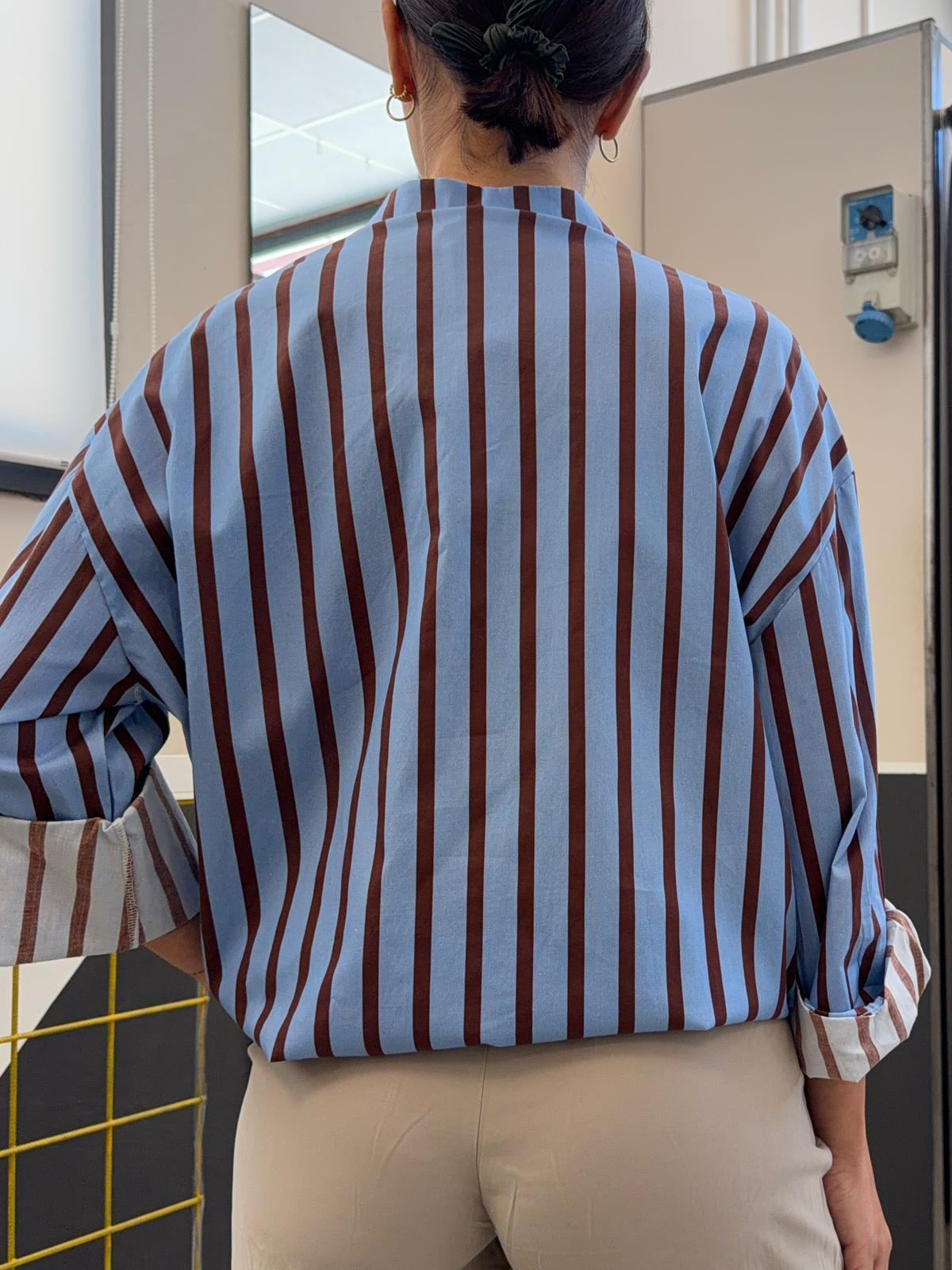 a righe e nodo CC030AZZURRO YOU DECIDE