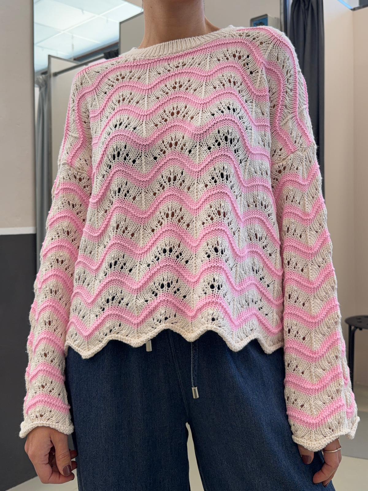 traforata a righe FH10514ROSA YOU DECIDE