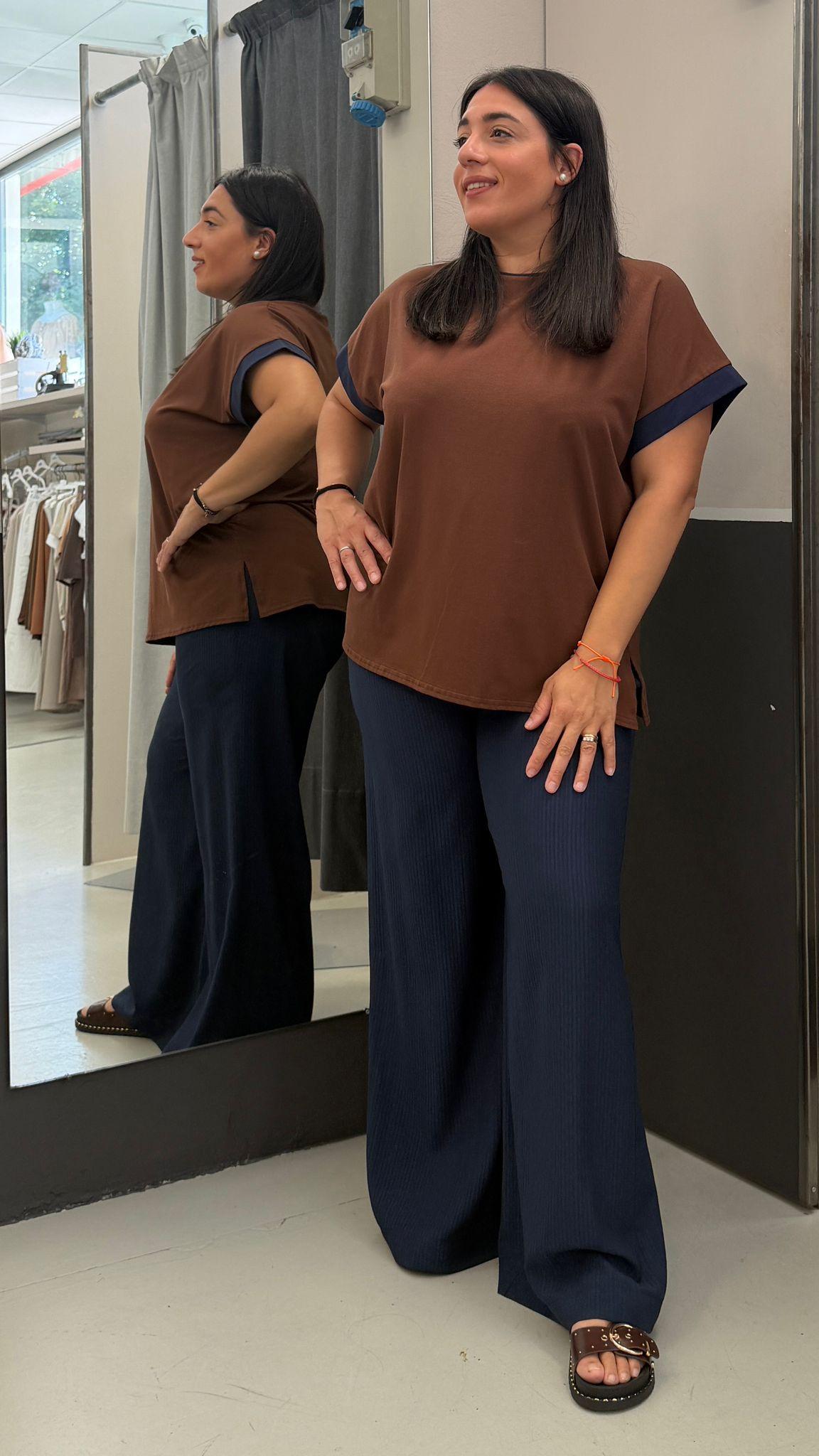 a palazzo P26SG222BLU DEJAVU
