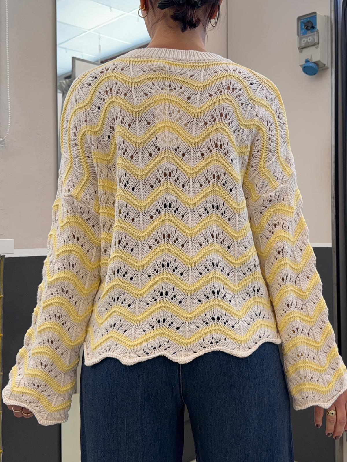 traforata a righe FH10514GIALLO YOU DECIDE