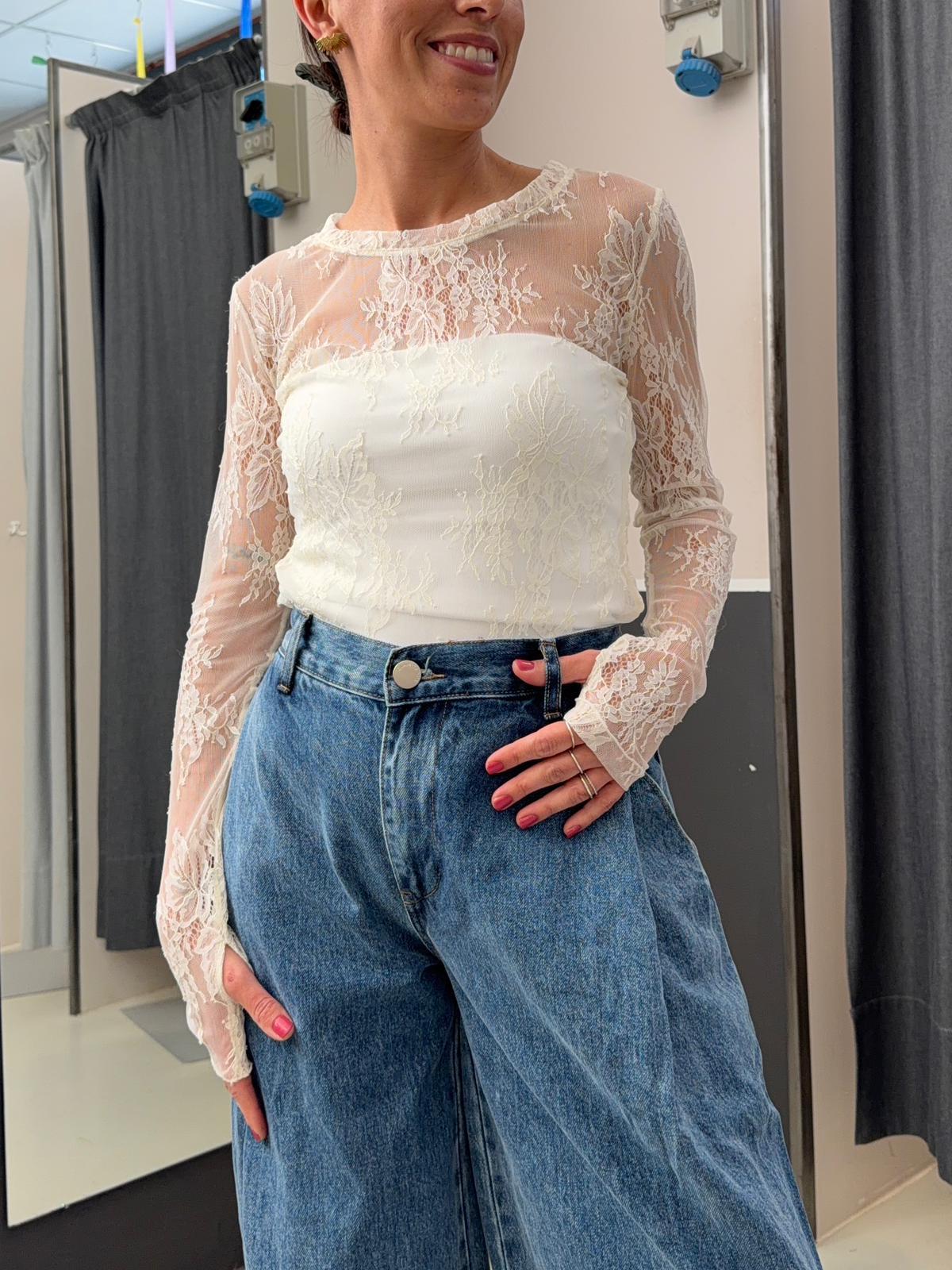 in pizzo TAB1522BURRO VICOLO