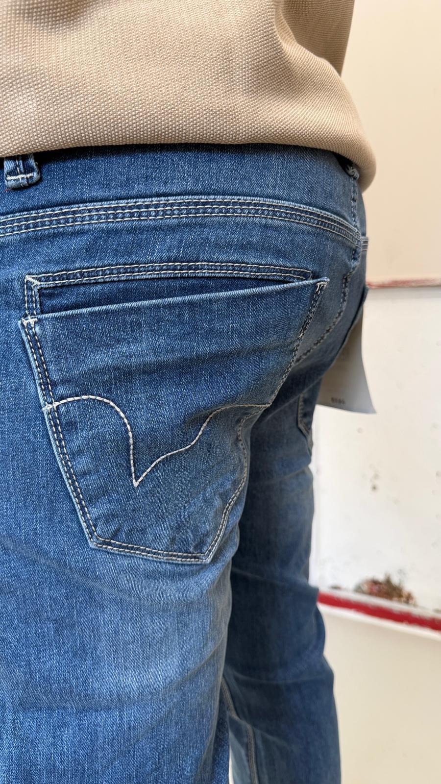 slim fit 04387/12/16DENIM SCURO KEYJEY