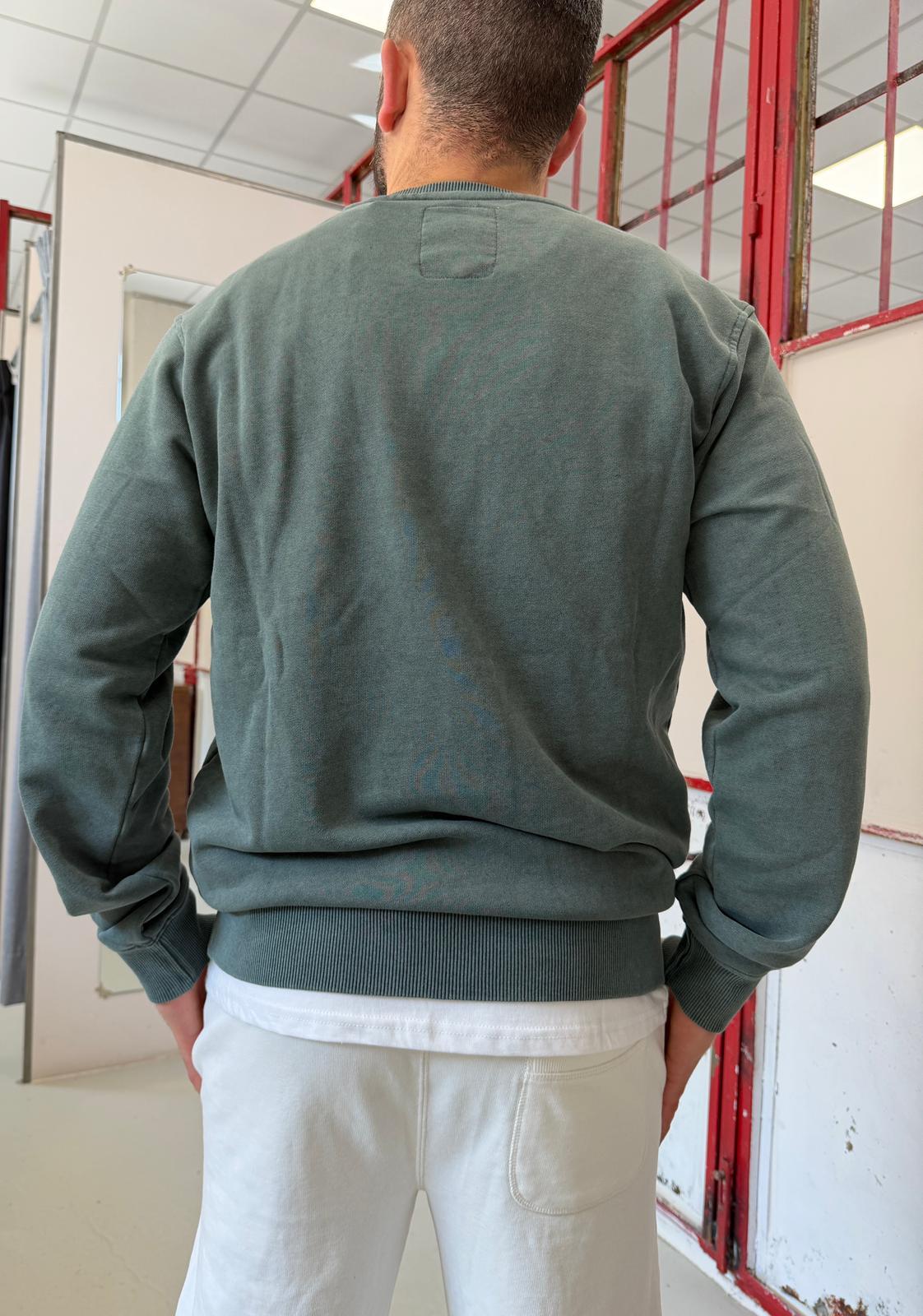 garzata a girocollo RVE6FP031042VERDE RICHFIELD