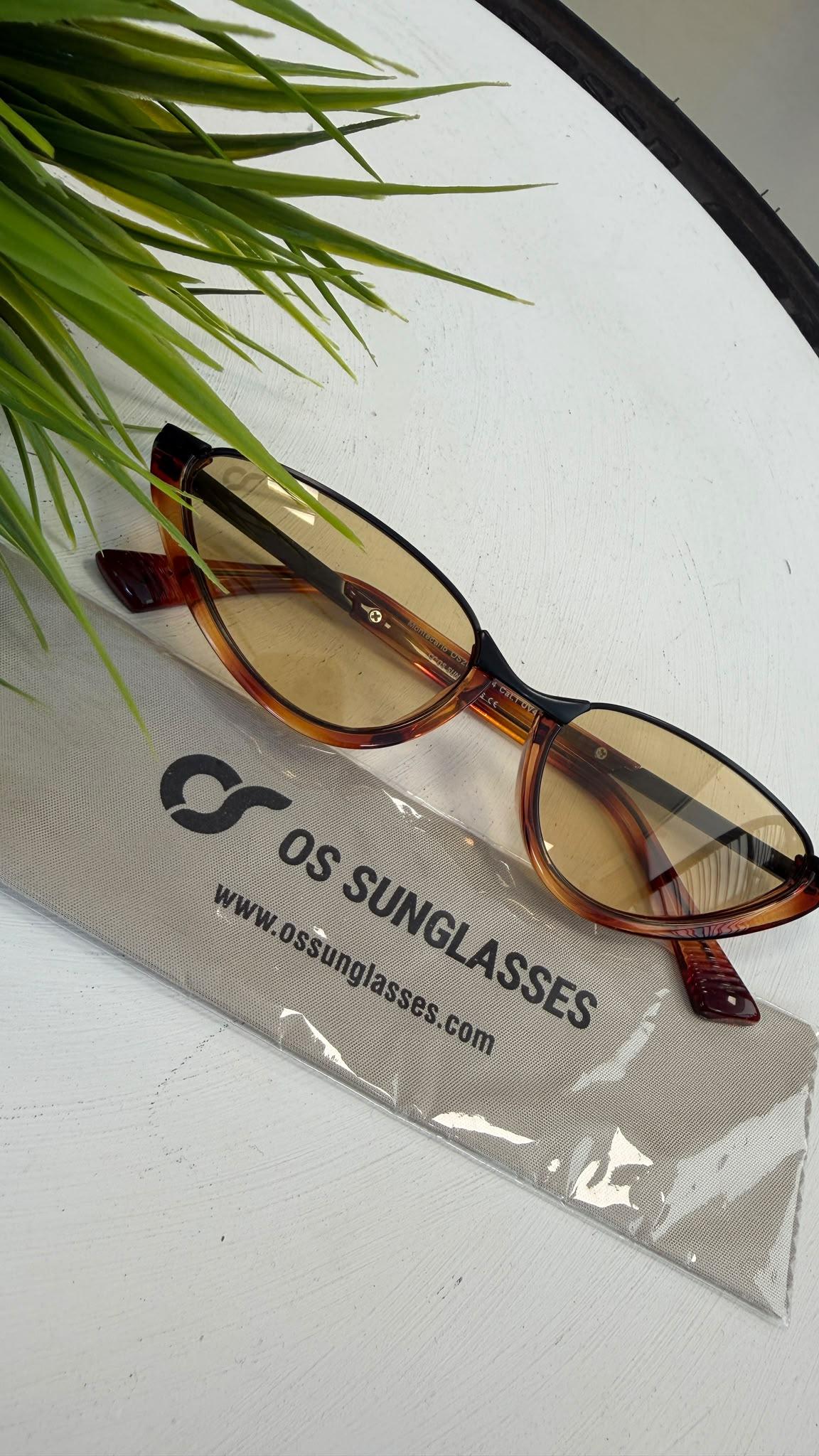 occhiale da sole MONTECARLOHAVANA GIALLO OS SUNGLASSES