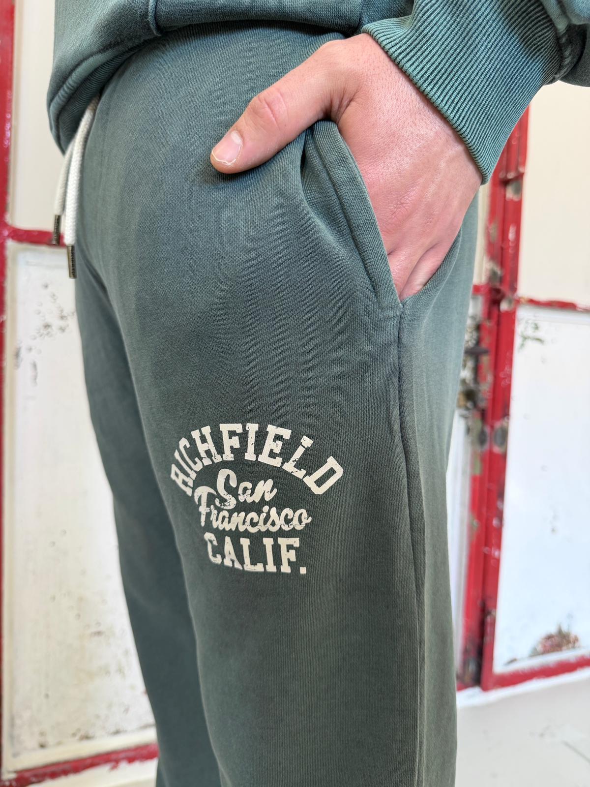 felpa garzato RVE6PT031043VERDE RICHFIELD