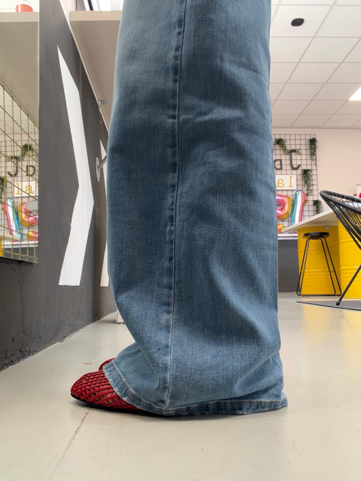 wide legs DAB5341DENIM CHIARO VICOLO