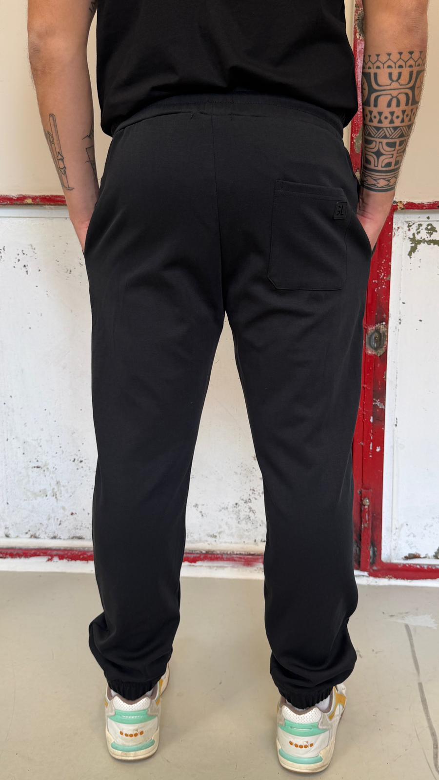 felpa garzato GL2126F-S26NERO GIANNI LUPO