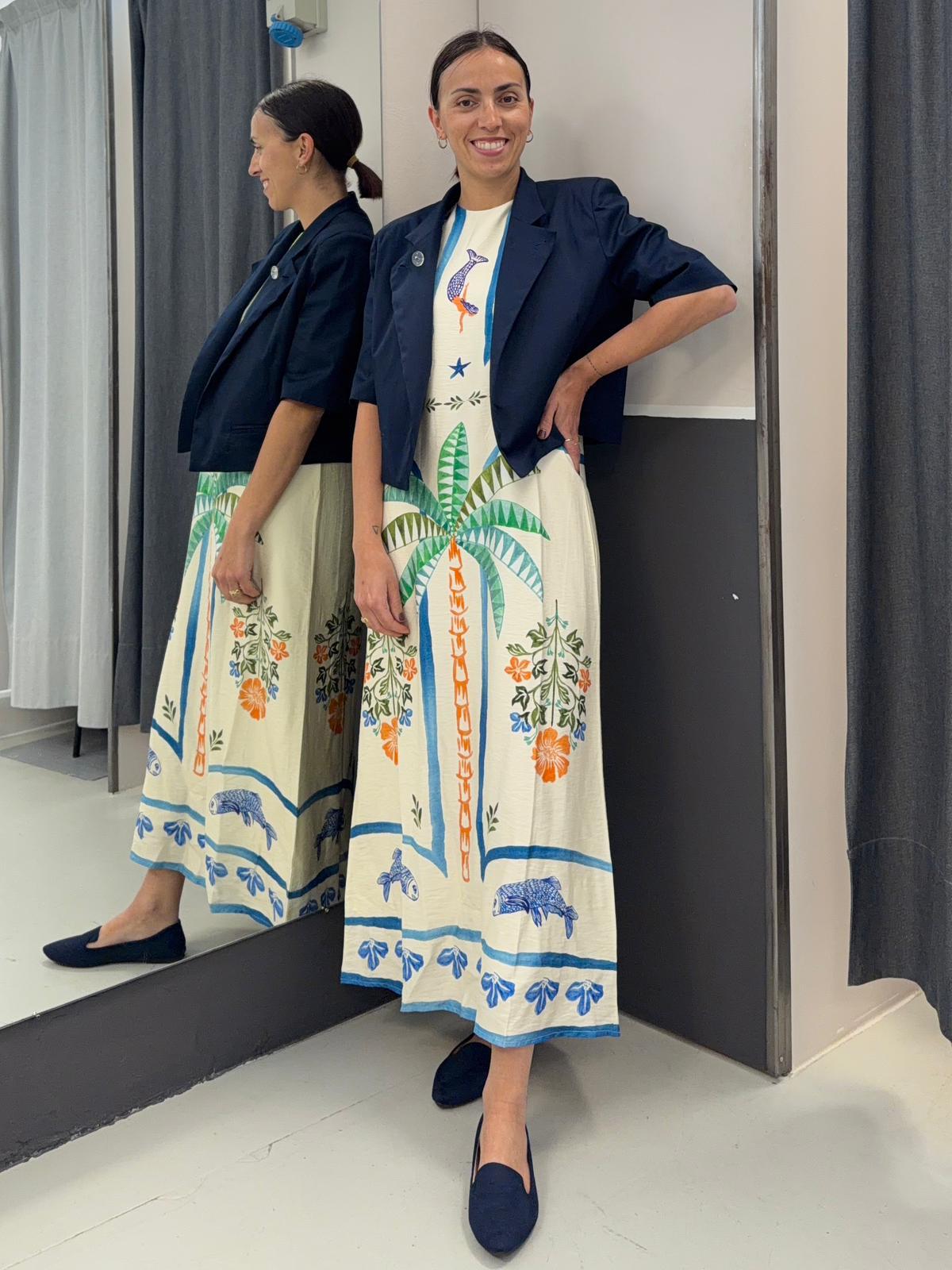 cropped TAB1865BLU VICOLO