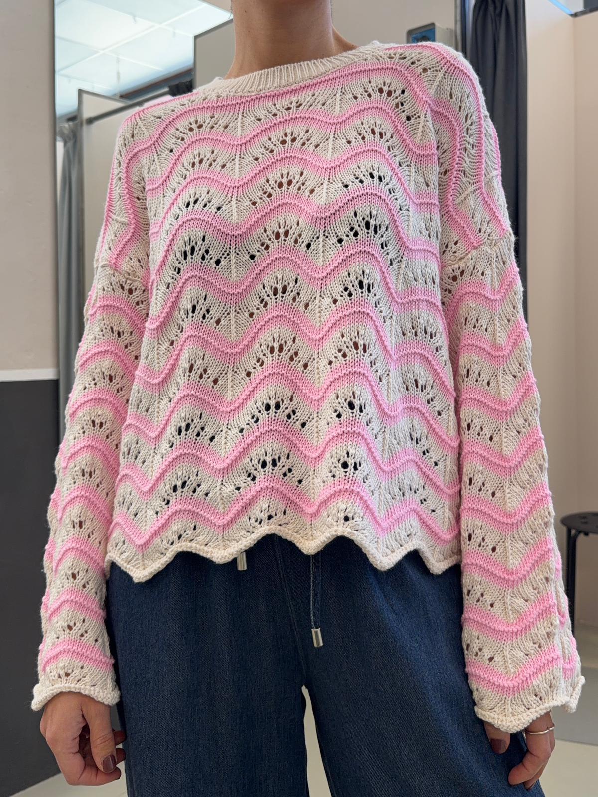 traforata a righe FH10514ROSA YOU DECIDE