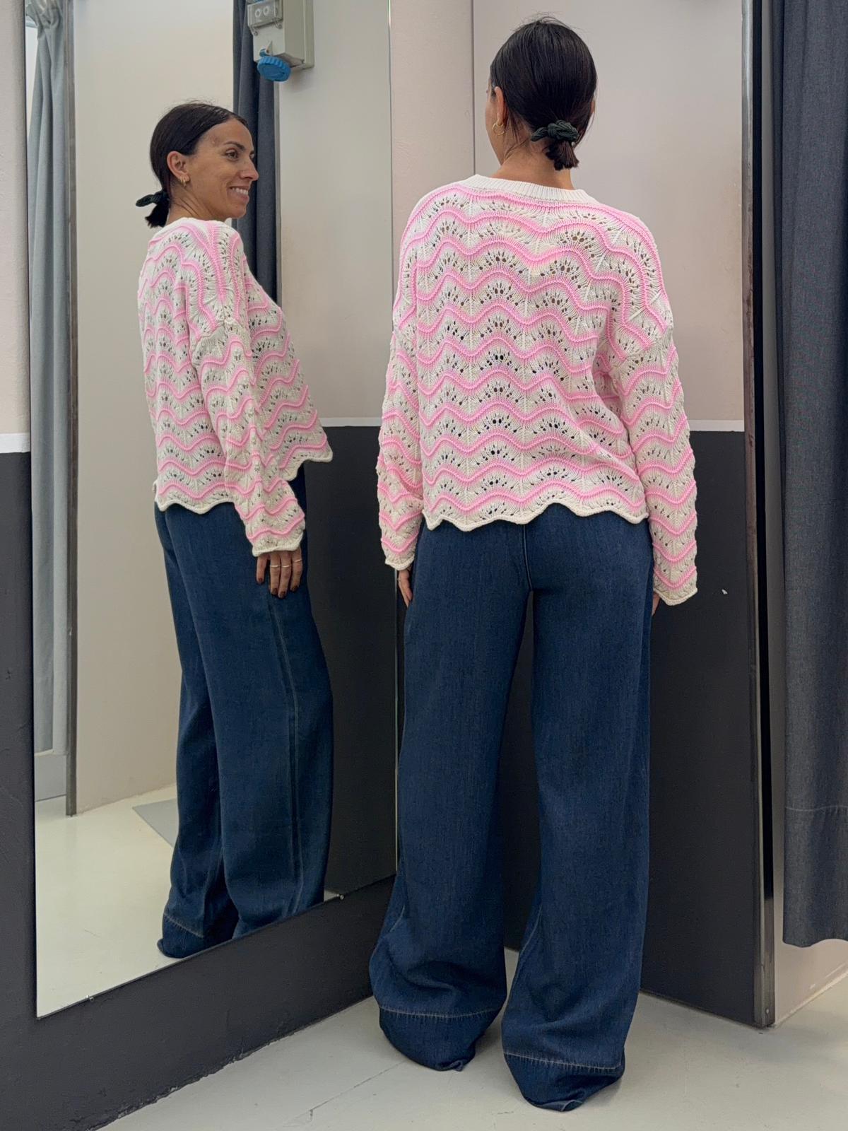 traforata a righe FH10514ROSA YOU DECIDE