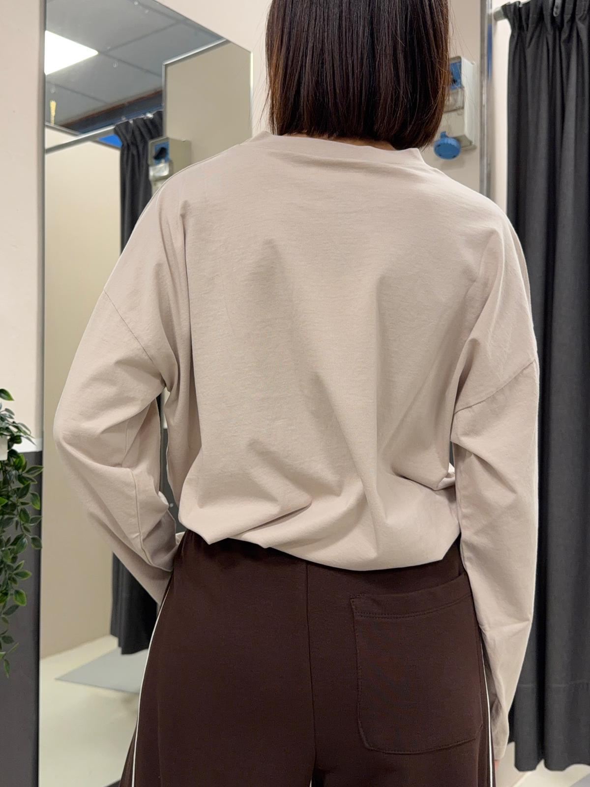 basic oversize UAB0090BEIGE VICOLO