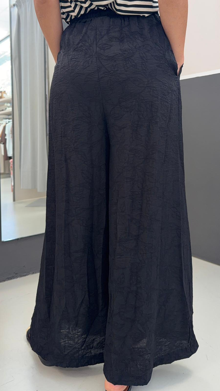 a palazzo ricamato SS157093171590NERO ADORA
