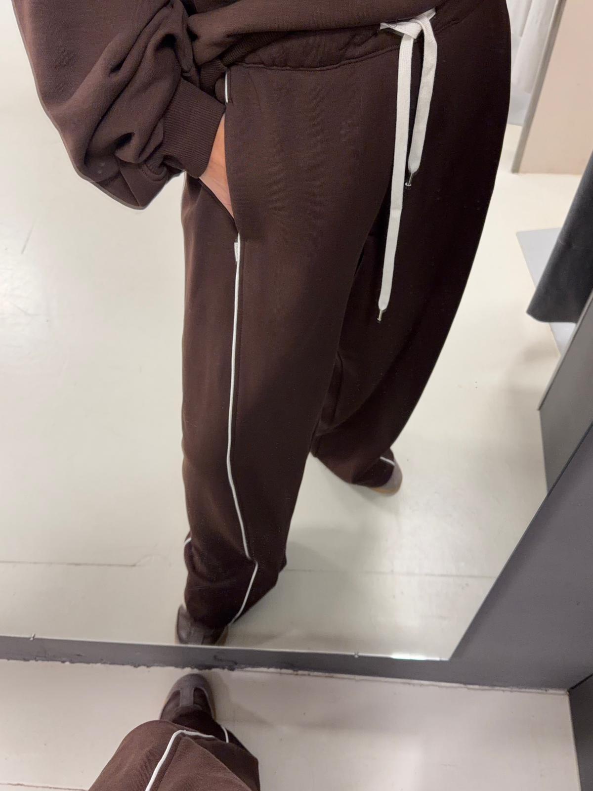 tuta wide legs TAB0921MARRONE VICOLO