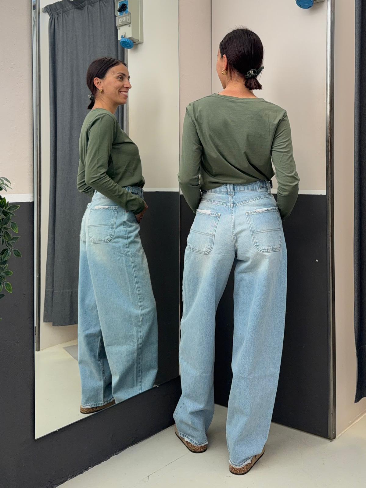 basic maniche lunghe UAB0055MILITARE VICOLO
