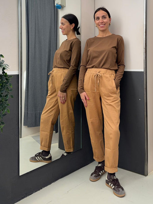 basic manica lunga UAB0055MARRONE VICOLO