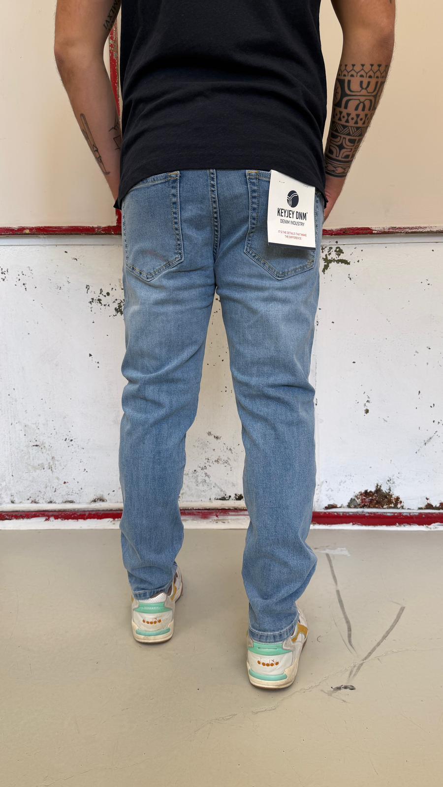 carrot fit 04969/12/31DENIM BLU CHIARO KEYJEY