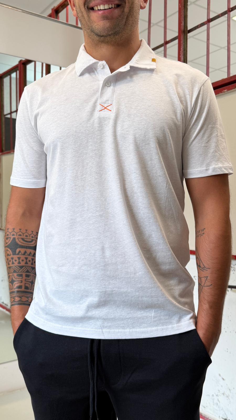 polo a maniche corte AFE6PL010689BIANCO A.F.F.