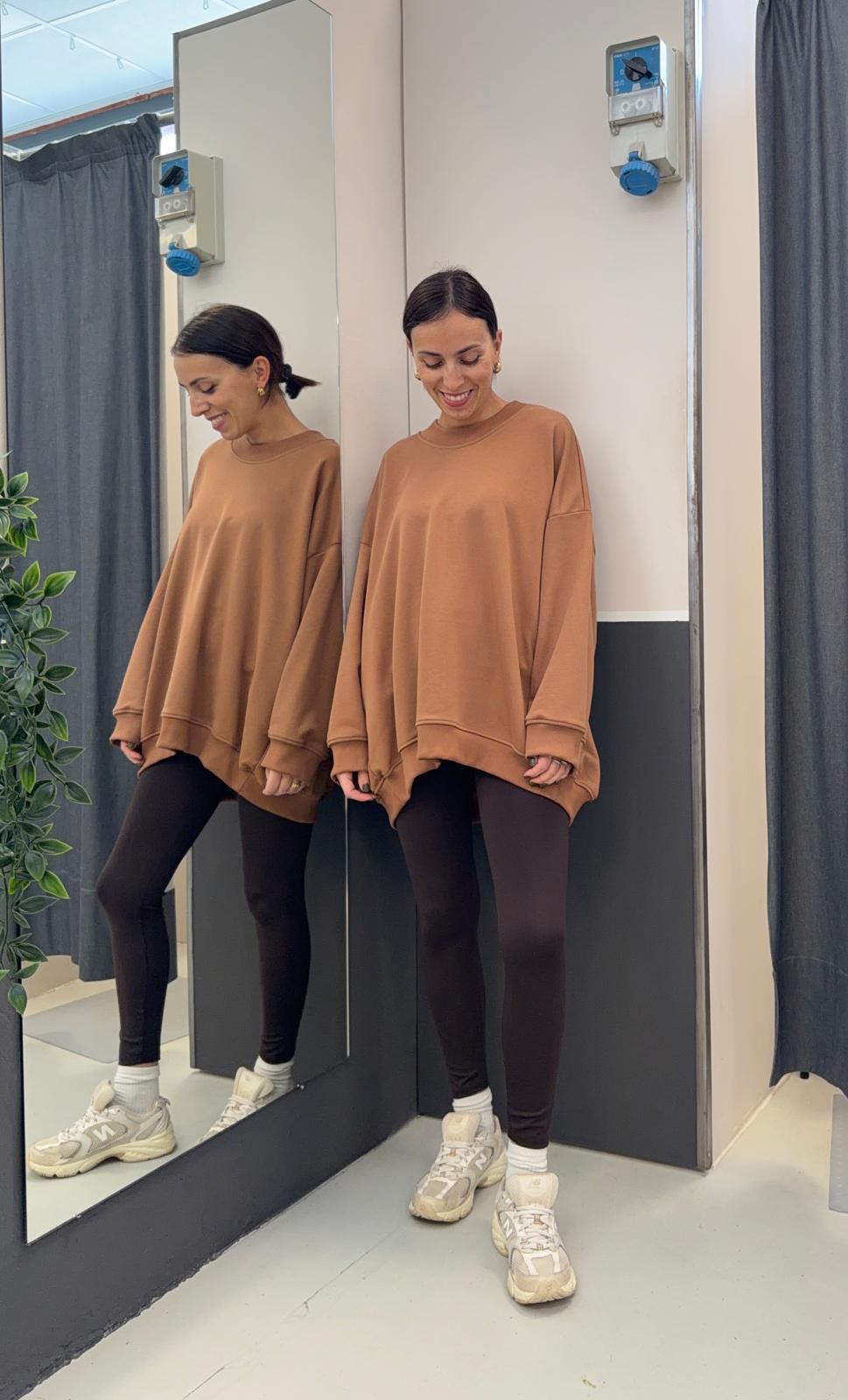 garzata oversized TAB0566TABACCO VICOLO