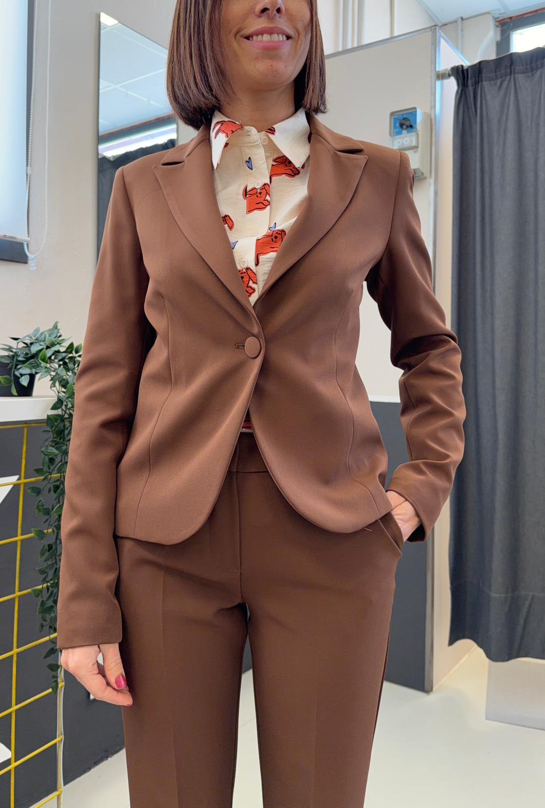 giacca e pantalone F299XBFBELLINATABACCO AKé
