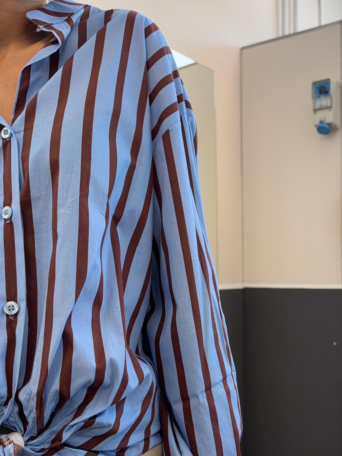 a righe e nodo CC030AZZURRO YOU DECIDE