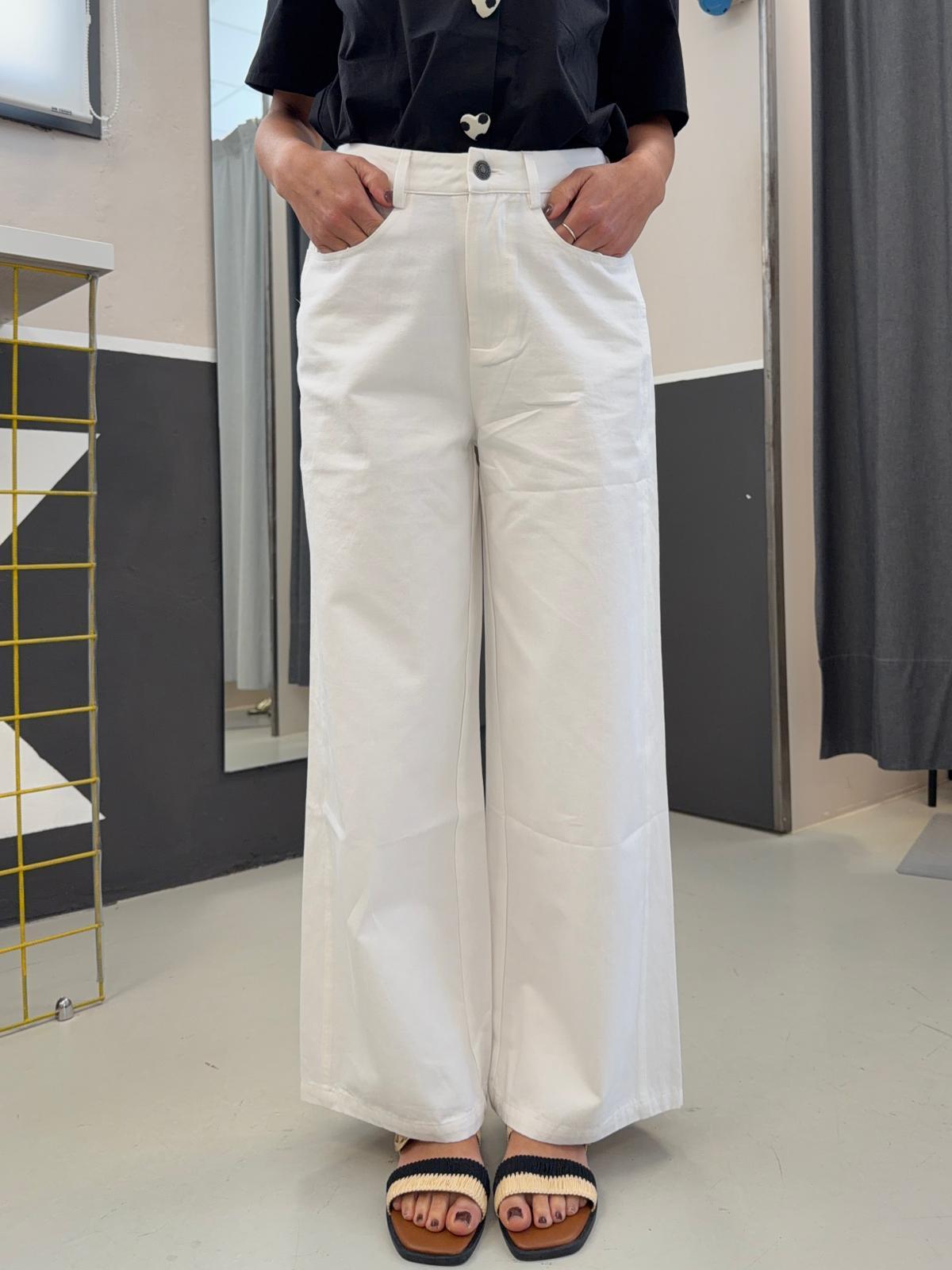 wide legs 62C/11130BIANCO COMPANIA FANTASTICA