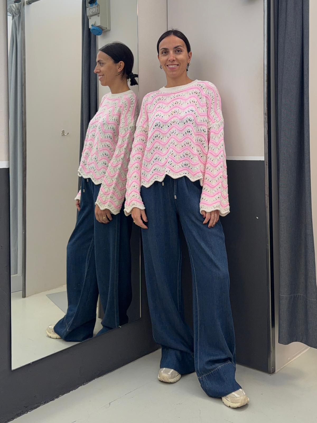 traforata a righe FH10514ROSA YOU DECIDE