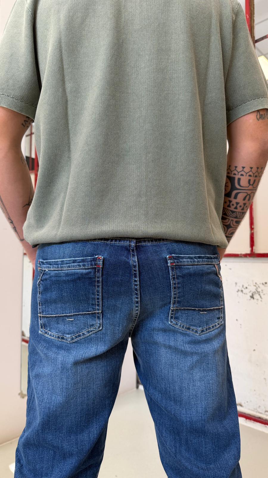 slim fit COURTOISDENIM SCURO X-CAPE
