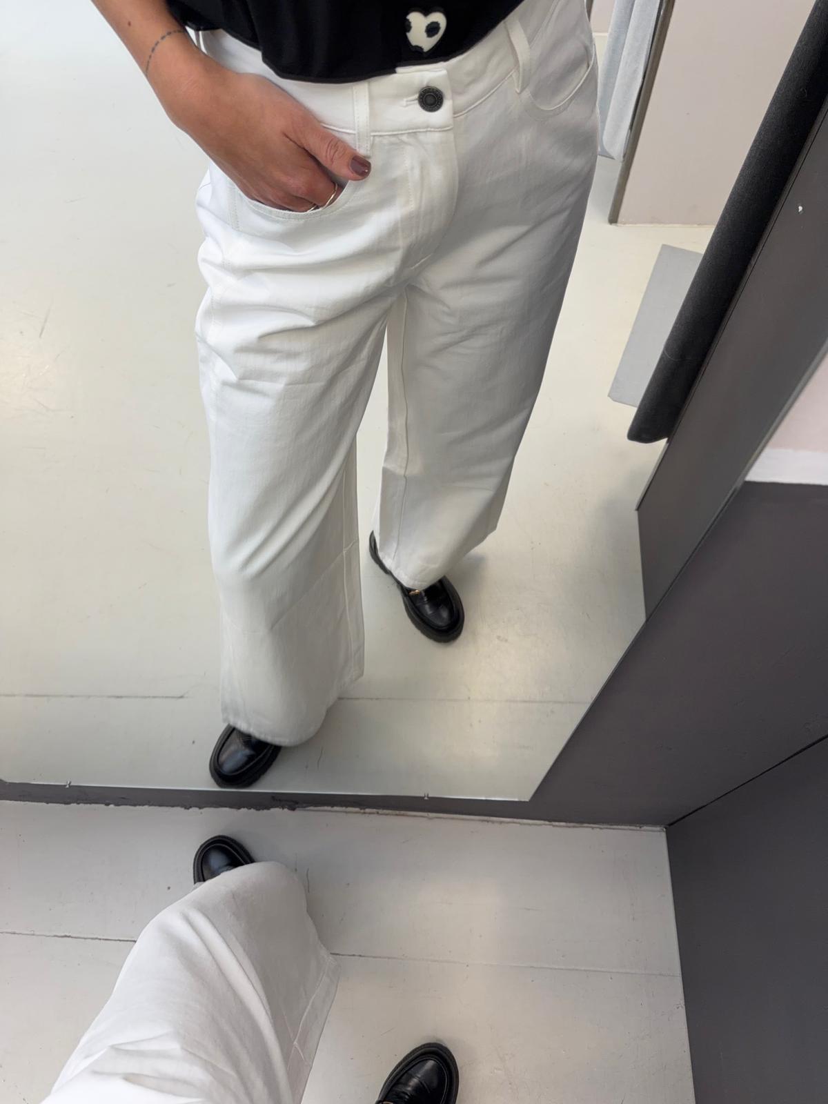 wide legs 62C/11130BIANCO COMPANIA FANTASTICA