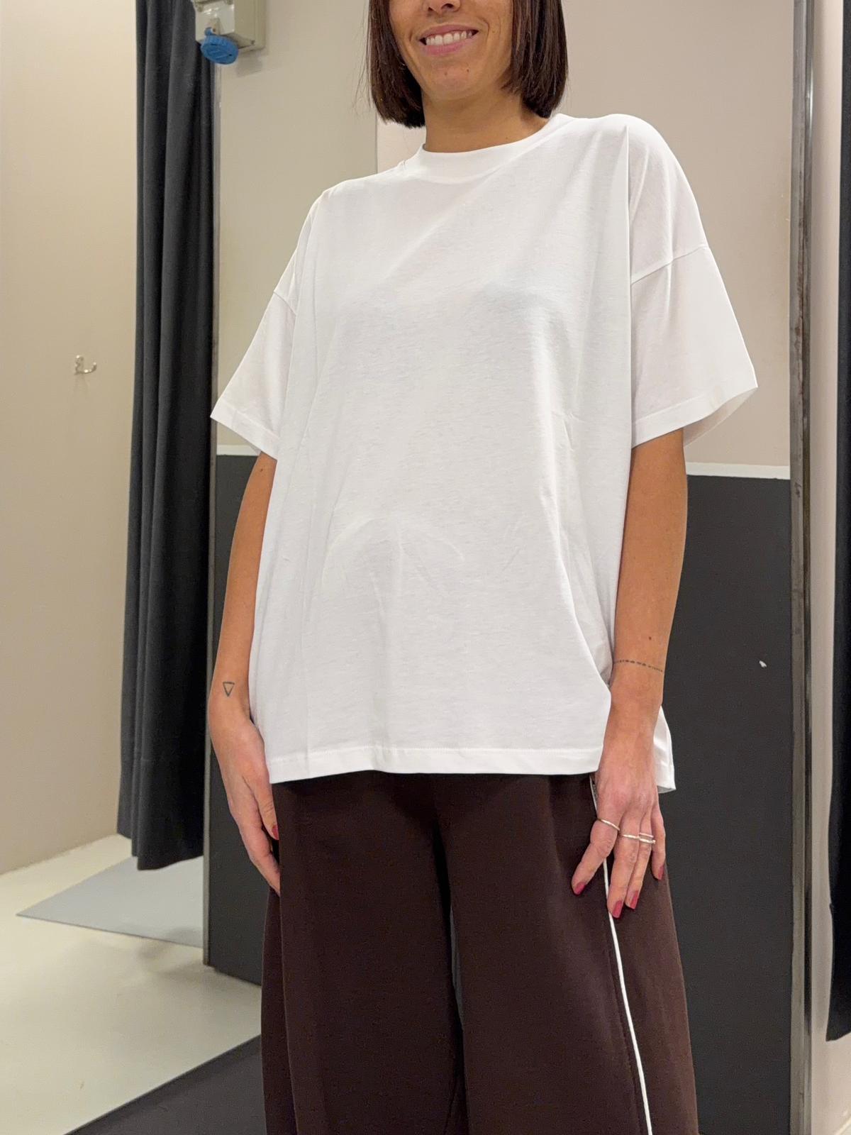 basic oversize UAB0082BIANCO VICOLO