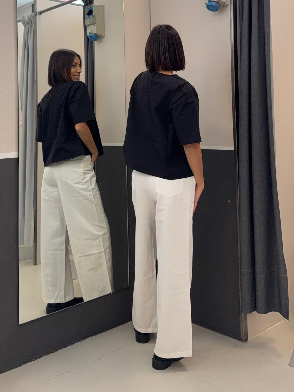 wide legs 62C/11130BIANCO COMPANIA FANTASTICA