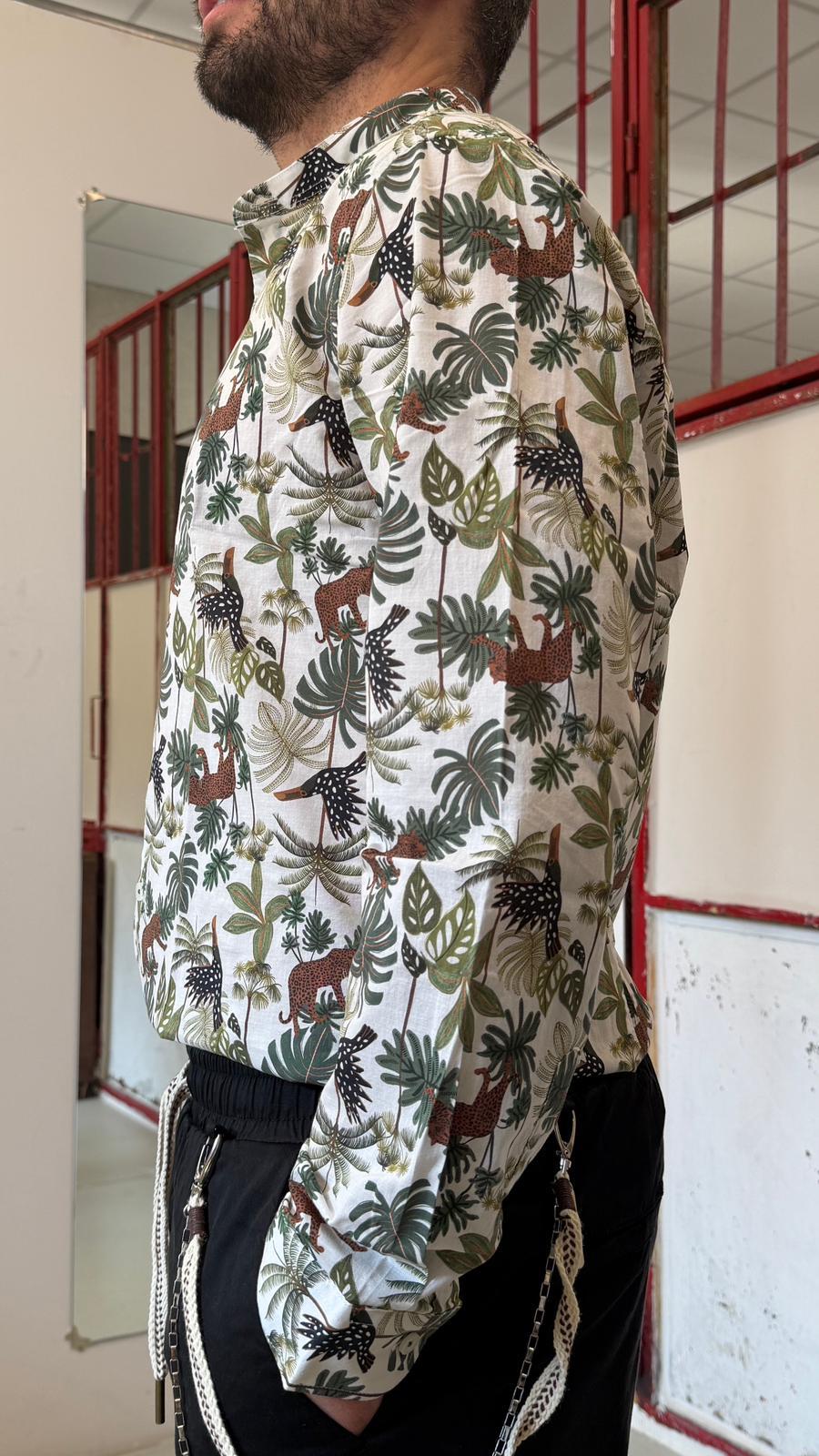 coreana stampa savana NH5550VERDE NEROGRANIT