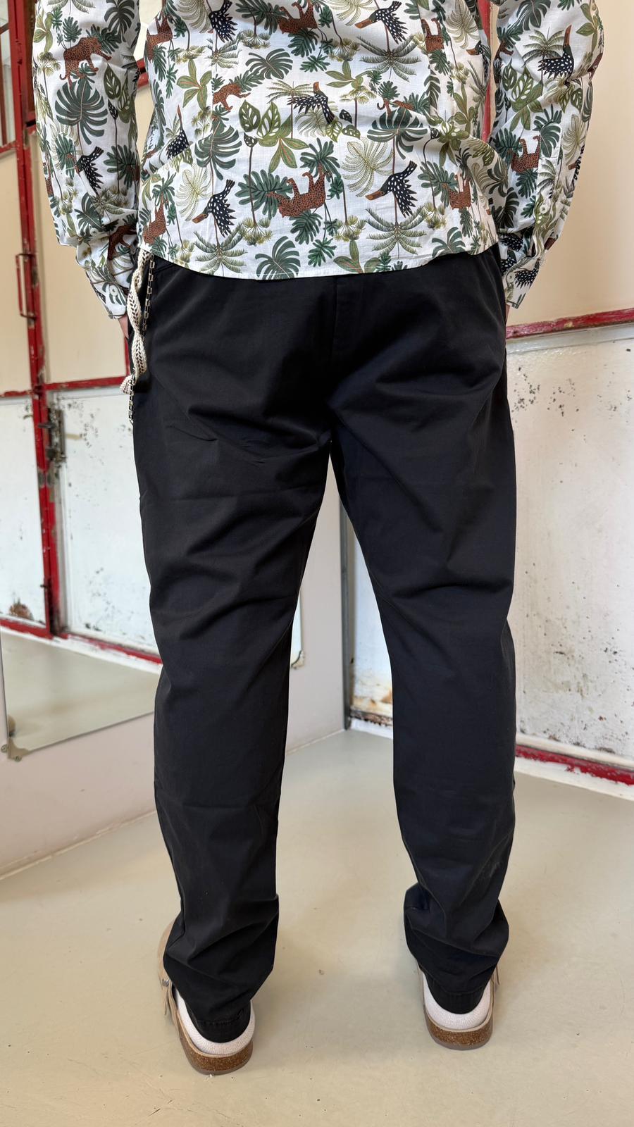 con elastico e coulisse GL6072Q-S26NERO GIANNI LUPO